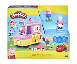Детска играчка за моделиране Play-Doh - Камиона за сладолед на Пепа Пиг F3597
