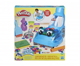 Детска играчка за моделиране Play-Doh - Прахосмукачка Zoom Zoom и комплект за почистване с 5 цвята F3642