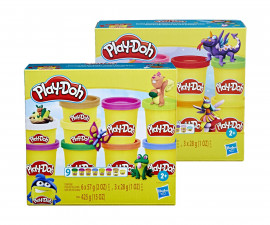 Детска играчка за моделиране Play-Doh - Комплект от 9 цвята, асортимент F7369