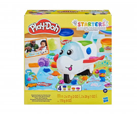 Детска играчка за моделиране Play-Doh - Стартов комплект: Самолет Изследовател Hasbro F8804
