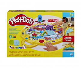 Hasbro F9143 - Детска играчка за моделиране Play Doh - Преносима подложка за игра с 4 цвята