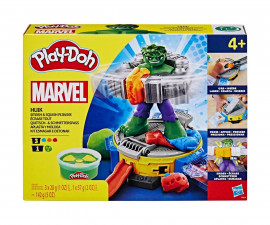 Детска играчка за моделиране Hasbro F9826 - Play Doh Hulk - Комплект с фигурка Хълк