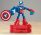 Hasbro G0056 - Детска играчка за моделиране Play Doh Marvel - Комплект с фигурка, Captain America thumb 6