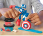 Hasbro G0056 - Детска играчка за моделиране Play Doh Marvel - Комплект с фигурка, Captain America thumb 7