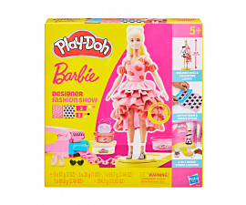 Hasbro G1356 - Детска играчка за моделиране Play Doh - Барби: Дизайнерска кукла за модно ревю