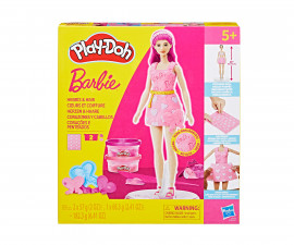 Hasbro G1357 - Детска играчка за моделиране Play Doh - Барби: Комплект за тоалети и прически