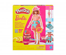 Hasbro G1360 - Детска играчка за моделиране Play Doh - Барби: Комплект с цветни тоалети