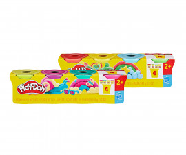 Hasbro G0512 - Детска играчка за моделиране Play Doh - Класически комплект 4 цвята, асортимент
