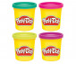 Hasbro G0689 - Детска играчка за моделиране Play Doh - Класически комплект 4 цвята, жълт, лилав, зелен, розов thumb 4