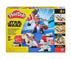 Hasbro G1582 - Детска играчка за моделиране Play Doh - Star Wars: Мандалорецът Спийдър
