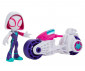 Детска играчка герои от филми Спайдърмен - Спайди и приятели с мотоциклет, Ghost-Spider F7461 thumb 3