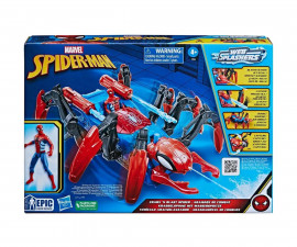 Детска играчка герои от филми Спайдърмен - Crawl 'N Blast Spider с фигурка, функция 2-в-1 F7845