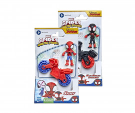 Hasbro F3714 - Детска играчка герои от филми Спайдърмен - Spidey: Фигура с мотор 6 см, асортимент