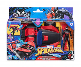 Hasbro G0736 - Детска играчка герои от филми Спайдърмен - Venom срещу Майлс: Състезателна кола с бласт ефекти