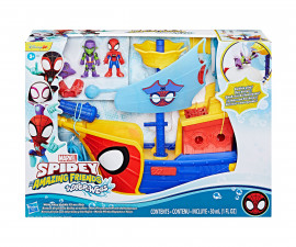 Hasbro G0666 - Детска играчка герои от филми Спайди и невероятните му приятели - Spidey: Пиратски кораб с оръдие