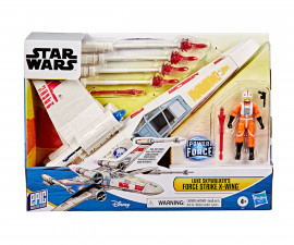 Hasbro G0768 - Междузвездни войни играчки - Epic Force X-Wing космически кораб с фигурка на Люк Скайуокър