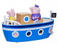 Комплект играчки за деца от детското филмче Пепа Прасето - Дядо с лодка F3631 thumb 2