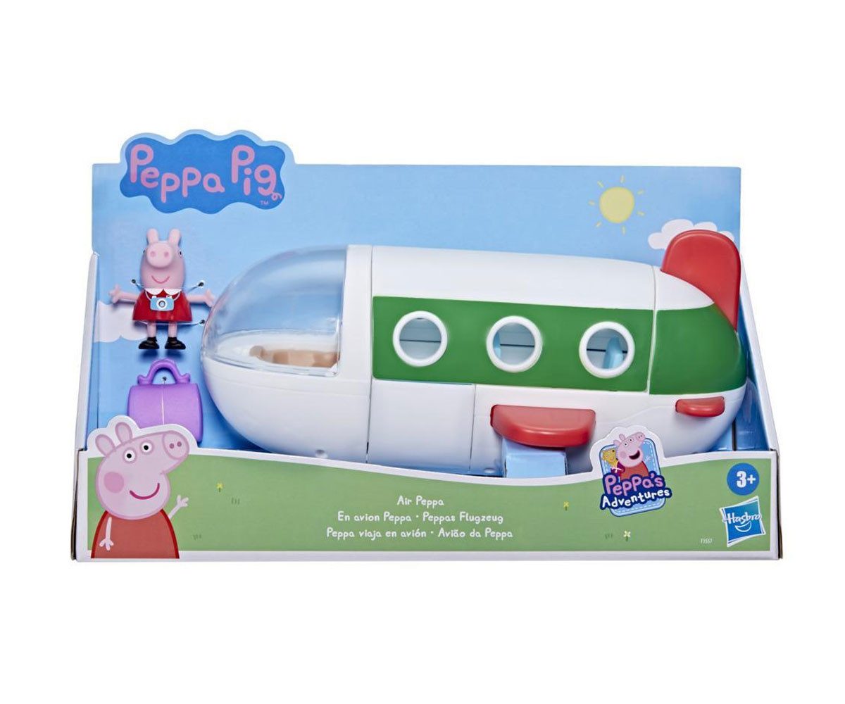 Комплект играчки за деца от детското филмче Пепа Прасето - Самолет F3557