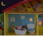 Комплект играчки за деца от детското филмче Пепа Прасето - Къщата на Пепа от игра до сън F2188 thumb 7