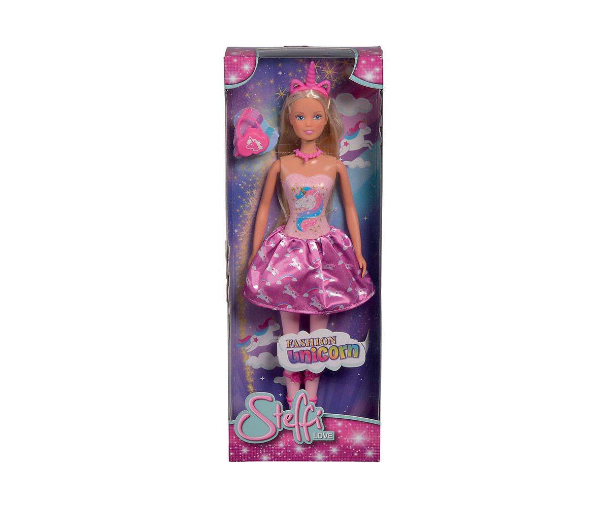 Кукла Steffi Love, Simba Toys 105733320 - Облечена в стил Еднорог