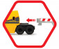 Камион с микро строителни машини, Dickie Toys 203725005 thumb 11