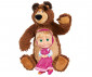 Детски игрален комплект Masha and the Bear голяма кукла Маша и плюшен мечок thumb 2