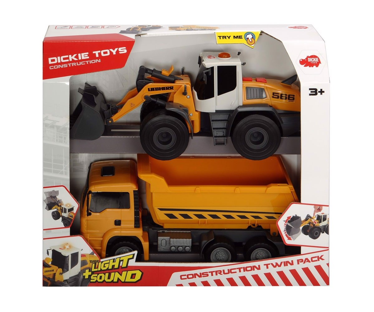 Dickie Toys 203726008 - Строителни машини, комплект