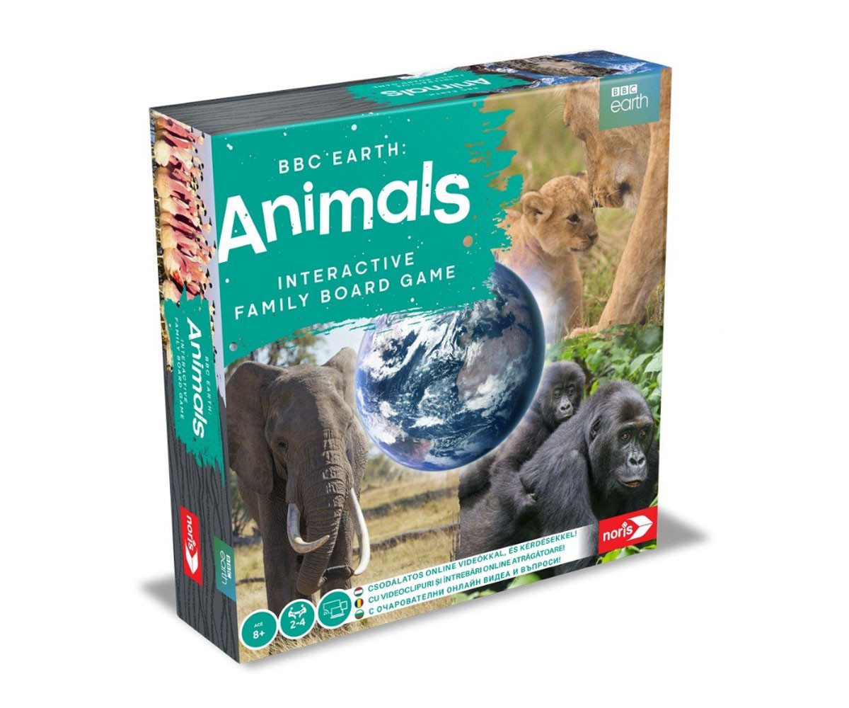 Noris 606101974006 - Интерактивна настолна игра BBC Earth, Animals