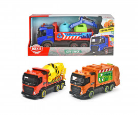 Dickie Toys 203744014 - Volvo City Vehicles Truck, 23Cm, 1Pc, Assorted