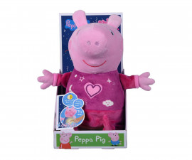 Simba Toys 109261016 - Peppa Pig - Плюшена Пепа със светеща пижама