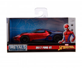Jada Toys 253222002 - Кола Marvel Spider-Man Ford GT 2017 1:32