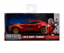 Jada Toys 253222003 - Кола Marvel Iron Man 2016 Chevy Camaro SS 1:32