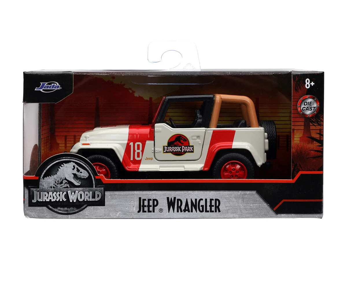 Jada Toys 253252019 - Кола Jurassic Park Jeep Wrangler, 1:32