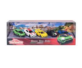 Детски игрален комплект Majorette - Сет 5 броя коли Dream Cars Italy 212053178