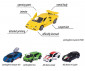 Детски игрален комплект Majorette - Сет 5 броя коли Dream Cars Italy 212053178 thumb 4