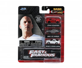 Jada - Микро кола Fast & Furious 3 броя 253201004