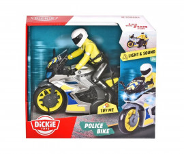 Детски игрален комплект Dickie - Полицай с мотор 203712018038