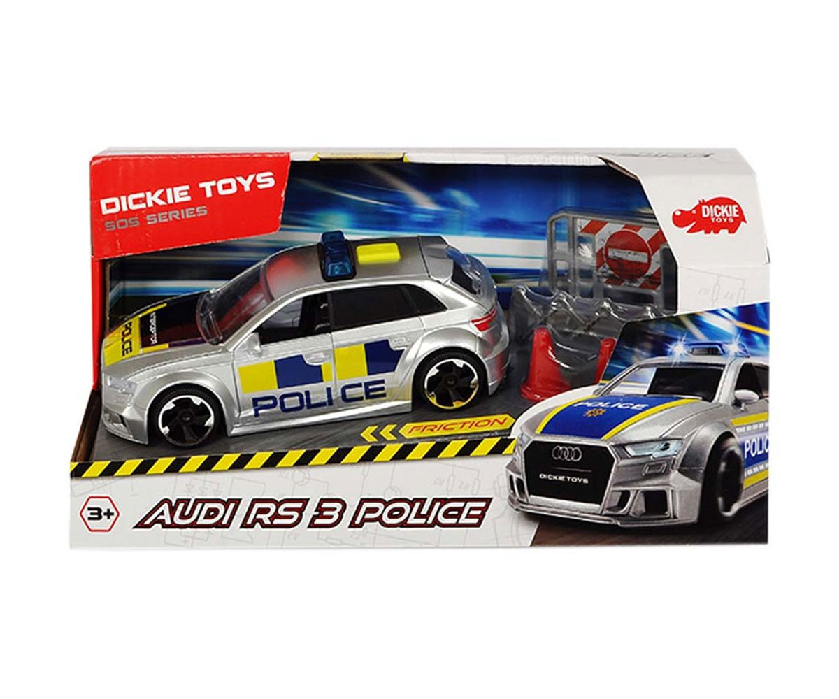 Детски игрален комплект Dickie - Кола Audi RS3 Police 203713011038