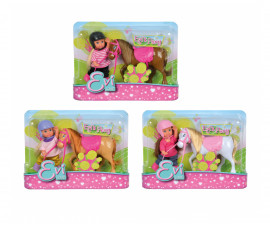 Simba Toys 105737464 - Evi Love Ice Pony, 3 Assorted Designs