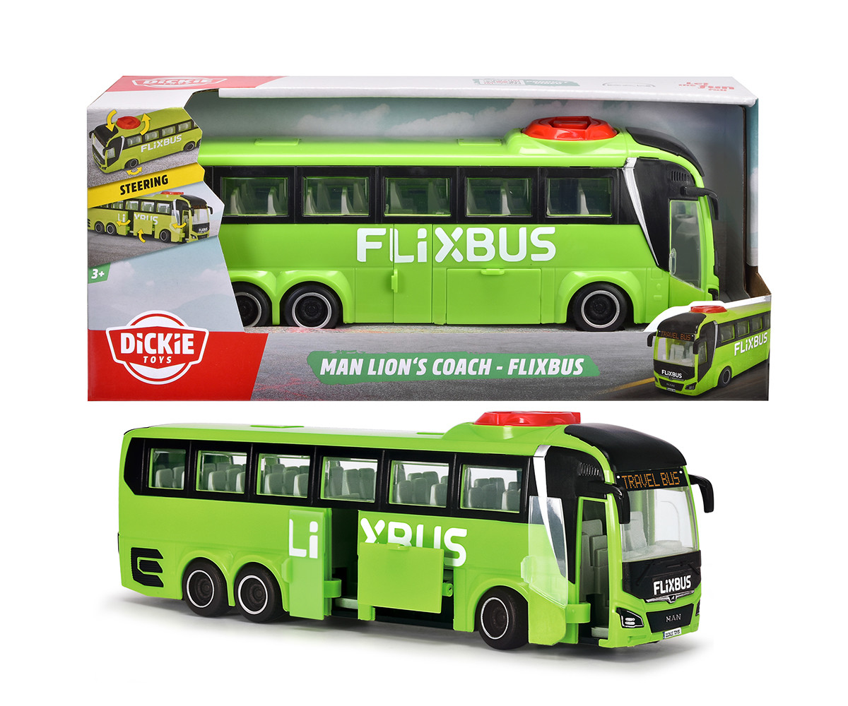 Dickie Toys 203744015 - MAN Lion's Coach - Flixbus