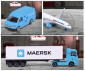 Majorette 212057289 - Maersk Transport Vehicles, 3-asst. thumb 6