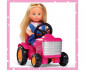 Детски комплект за игра с кукла Еви Лав - Еви с трактор, 12 см Simba Toys 105733518 thumb 2
