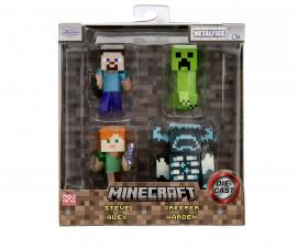 Комплект фигури Minecraft, 4 броя, 6 см 253262001