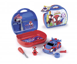 Smoby 7600360910 - Spidey assembly car in suitcase