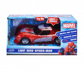 Simba Toys 203222001 - Jada Marvel Light Hero Spider-Man 1:32