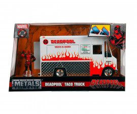 Simba Toys 253225000 - Jada Marvel Deadpool Foodtruck 1:24