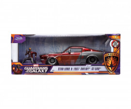 Simba Toys 253225019 - Jada Marvel Star Lord 1967 Ford Mustang 1:24