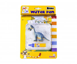 Simba Toys 106334633 - Art&Fun Water Pen Dino Coloring Book