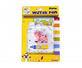 Simba Toys 106334634 - Art&Fun Water Pen Farm Coloring Book