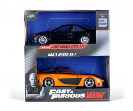 Simba Toys 253202011 - Jada: F&F Legacy Series Twin Pack 1:32 W1/1